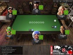 Unibet pokersidas mjukvara förminskad skärmbild