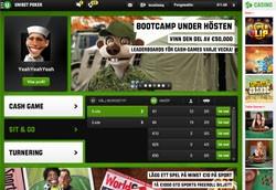 Unibet pokersidas mjukvara lobby